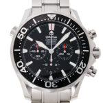 オメガ シーマスター300 ブラック 新品 (OMEGA Seamaster300 Chronometer)/ Ref.2594-52 メンズ
