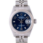 ロレックス デイトジャスト ブルー 中古 (ROLEX Datejust)/ Ref.69174 レディース