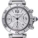 カルティエ パシャ シータイマー クロノグラフ ホワイト 新品 (CARTIER Pasha Seatimer Chronograph)/ Ref.W31089M7 メンズ