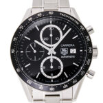 タグ・ホイヤー カレラ タキメトリック クロノグラフ ブラック 未使用品 (TAG Heuer Carrera Tachymetre Chronograph)/ Ref.CV2010.BA0794 メンズ