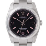 ロレックス オイスター パーペチュアル ブラック 新品 (ROLEX Oyster Perpetual)/ Ref.116000 メンズ