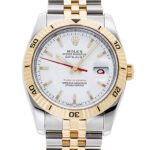 ロレックス デイトジャスト ターノグラフ ホワイト 中古 (ROLEX Datejust Turn-O-Graph)/ Ref.116263 メンズ