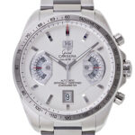 タグ・ホイヤー グランドカレラ クロノグラフ ホワイト 新品 (TAG Heuer Grand Carrera Chronograph)/ Ref.CAV511B.BA0902 メンズ