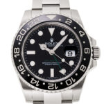 ロレックス GMTマスターⅡ ブラック 中古 (ROLEX GMT MasterⅡ)/ Ref.116710LN メンズ
