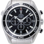 オメガ シーマスター プラネットオーシャン クロノグラフ ブラック 新品 (OMEGA Seamaster Planet Ocean Chronograph)/ Ref.2210-50 メンズ