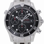 オメガ シーマスター300クロノ ブラック 新品 (OMEGA Seamaster 300 Chronograph)/ Ref.213.30.42.40.01.001 メンズ