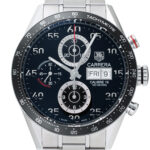 タグ・ホイヤー カレラ タキメーター クロノグラフ デイデイト ブラック 新品 (TAG Heuer Carrera Tachymetre Chronograph Day-Date)/ Ref.CV2A10.BA0796 メンズ
