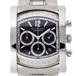 ブルガリ アショーマ クロノグラフ ブラック 新品 (BVLGARI Assioma Choronograph)/ Ref.AA48BSSDCH メンズ