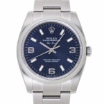 ロレックス エアキング ブルー 未使用品 (ROLEX Air King)/ Ref.114200 メンズ