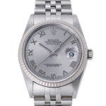 ロレックス デイトジャスト グレー 中古 (ROLEX Datejust)/ Ref.16234 メンズ