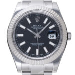 ロレックス デイトジャストⅡ ブラック 新品 (ROLEX DatejustⅡ)/ Ref.116334 メンズ