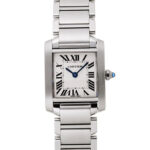 カルティエ タンクフランセーズ　SM ホワイト 中古 (CARTIER Tank Francaise SM)/ Ref.W51008Q3 レディース