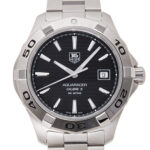 タグ・ホイヤー アクアレーサー キャリバー5 ブラック 新品 (TAG Heuer Aquaracer Calibre5)/ Ref.WAP2010.BA0830 メンズ