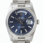 ロレックス デイデイト ブルー 中古 (ROLEX Day Date)/ Ref.18239 メンズ
