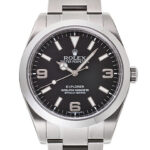 ロレックス エクスプローラーⅠ ブラック 新品 (ROLEX ExplorerⅠ)/ Ref.214270 メンズ