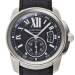カルティエ カリブル ドゥ カルティエ ブラック 新品 (CARTIER Calibre de Cartier)/ Ref.W7100041 メンズ