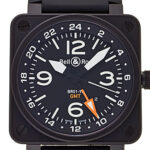 ベル&ロス BR01-93 GMT ブラック 中古 (Bell&Ross BR01-93 GMT)/ Ref.BR01-93 メンズ