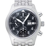 IWC スピットファイヤー クロノグラフ ブラック 中古 (IWC Spitfire Chronograph)/ Ref.IW370618 メンズ