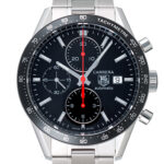 タグ・ホイヤー カレラ タキメトリック クロノグラフ レーシング ブラック 新品 (TAG Heuer Carrera Tachymetre Chronograph Racing)/ Ref.CV2014.BA0794 メンズ