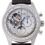 ゼニス クロノマスター オープン ムーンフェイズ&サンフェイズ シルバー 新品 (ZENITH Chronomaster Open Moon & Sunphases)/ Ref.03.2160.4047/01.C713 メンズ