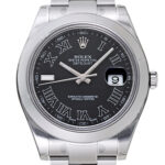 ロレックス デイトジャストⅡ ブラック 新品 (ROLEX DatejustⅡ)/ Ref.116300 メンズ