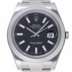 ロレックス デイトジャストⅡ ブラック 新品 (ROLEX DatejustⅡ)/ Ref.116300 メンズ
