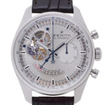 ゼニス クロノマスター オープン パワーリザーブ シルバー 新品 (ZENITH Chronomaster Open Power Reserve)/ Ref.03.2080.4021/01.C494 メンズ