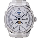 ロンジン マスターコレクション レトログラード ムーンフェイズ シルバー 新品 (LONGINES Master Collection Retrograde MoonPhase)/ Ref.L2.738.4.71.6 メンズ