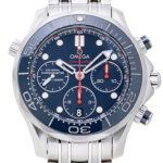 オメガ シーマスター300ｍ コーアクシャル クロノグラフ ブルー 新品 (OMEGA Seamaster 300M Co-Axial Chronograph)/ Ref.212.30.42.50.03.001 メンズ