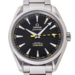 オメガ シーマスターアクアテラ 150m マスターコーアクシャル 15000ガウス ブラック 新品 (OMEGA Seamaster Aqua Terra 150m Master Co-Axial 15000Gauss)/ Ref.231.10.42.21.01.002 メンズ