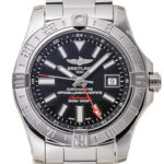 ブライトリング アベンジャーⅡ GMT ブラック 新品 (BREITLING AvengerⅡ GMT)/ Ref.A329B35PSS メンズ