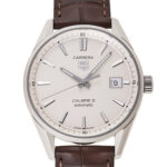 タグ・ホイヤー カレラ キャリバー5 シルバー 新品 (TAG Heuer Carrera Calibre 5)/ Ref.WAR211B.FC6181 メンズ