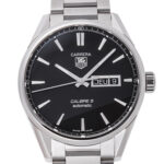 タグ・ホイヤー カレラ キャリバー5 デイデイト ブラック 新品 (TAG Heuer Carrera Calibre5 Day-Date)/ Ref.WAR201A.BA0723 メンズ