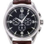 オメガ レイルマスター クロノグラフ ブラック 新品 (OMEGA Railmaster Chronograph)/ Ref.2812-5237 メンズ