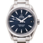 オメガ シーマスターアクアテラ マスターコーアクシャル ブルー 新品 (OMEGA Seamaster Aqua Terra Master Co-Axial)/ Ref.231.10.39.21.03.002 メンズ