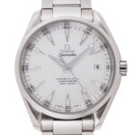 オメガ シーマスターアクアテラ 150m マスターコーアクシャル シルバー 新品 (OMEGA Seamaster Aqua Terra 150m Master Co-Axial)/ Ref.231.10.42.21.02.003 メンズ