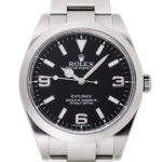 ロレックス エクスプローラーⅠ ブラック 中古 (ROLEX ExplorerⅠ)/ Ref.214270 メンズ