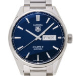 タグ・ホイヤー カレラ キャリバー5 デイデイト ブルー 新品 (TAG Heuer Carrera Calibre5 Day-Date)/ Ref.WAR201E.BA0723 メンズ