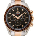 オメガ スピードマスター ブロードアロー1957 ブラウン 新品 (OMEGA Speedmaster Broad Arrow 1957)/ Ref.321.90.42.50.13.001 メンズ