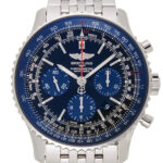 ブライトリング ナビタイマー01 ブルーエディション ブラック/ブルー 新品 (BREITLING Navitimer01 Blue Edition)/ Ref.S022CBENP メンズ