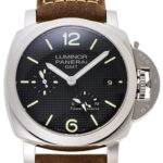 パネライ ルミノール1950 3デイズ アッチャイオ ブラック 中古 (PANERAI Luminor1950 3Days Acciaio)/ Ref.PAM00537 メンズ