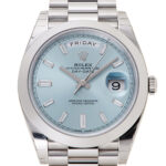 ロレックス デイデイト40 アイスブルー 新品 (ROLEX Day Date40)/ Ref.228206A メンズ