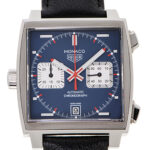 タグ・ホイヤー モナコ キャリバー11 クロノグラフ ブルー/シルバー 未使用品 (TAG Heuer Monaco Calibre11 Chronograph)/ Ref.CAW211P.FC6356 メンズ