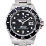 ロレックス サブマリーナ デイト ブラック 中古 (ROLEX Submariner Date)/ Ref.168000 メンズ