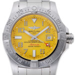 ブライトリング アベンジャーⅡ シーウルフ コブライエロー 中古 (BREITLING AvengerⅡ Seawolf)/ Ref.A077I19PSS メンズ