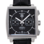 タグ・ホイヤー モナコ クロノグラフ ブラック 中古 (TAG Heuer Monaco Chronograph)/ Ref.CAW2110.FC6177 メンズ