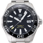 タグ・ホイヤー アクアレーサー キャリバー5 ブラック 新品 (TAG Heuer Aquaracer Calibre5)/ Ref.WAY201A.BA0927 メンズ