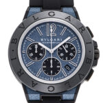 ブルガリ ディアゴノ マグネシウム クロノグラフ ブルー/ブラック 新品 (BVLGARI Diagono Magnesium Chronograph)/ Ref.DG42C3SMCVDCH メンズ