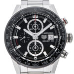 タグ・ホイヤー カレラ キャリバー ホイヤー01 ブラック 新品 (TAG Heuer Carrera Calibre HEUER01)/ Ref.CAR201Z.BA0714 メンズ