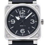 ベル&ロス BR03-92 ブラック 新品 (Bell&Ross BR03-92)/ Ref.BR0392-BLC-ST/SRB メンズ